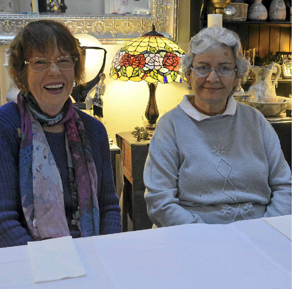 SWEET CHARITY: Leukaemia Foundation members Cheryl Bohan and Barb Martin. SWEET CHARITY: Leukaemia Foundation members Cheryl Bohan and Barb Martin.